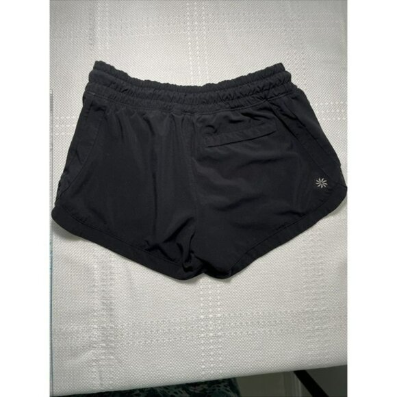 Athleta Girl Youth Shorts  Size 7‎ Small Black Athletic Running - Picture 7 of 7